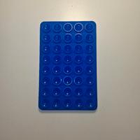 Tappetino a ventose adesivo per smartphone - Blu