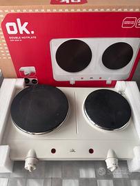 Piastra di cottura doppia