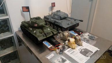 SET BATTAGLIA CARRI ARMATI RC HENG LONG 1:16