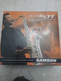 Microfono wireless per sassofono