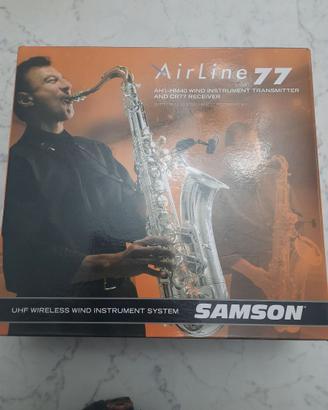 Microfono wireless per sassofono