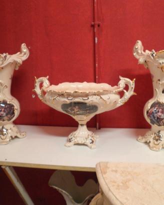 TRITTICO DI VASI BAROCCO STILE VENEZIANO