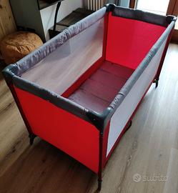 Lettino da campeggio Babidéal + materasso H12 cm.