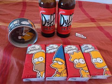 The Simpsons Gadgets Duff Lotto misto Raro Vintage