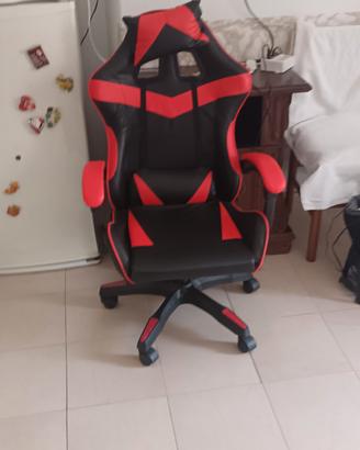 sedia gaming nero/ rosso - 