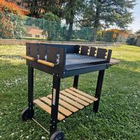 Ompagrill Eco 70-47 barbecue a carbone con carrell