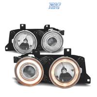 FARI BMW E34 E32 86-94 ANGEL EYES FONDO CROMATO