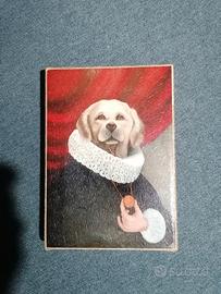 Quadro stampa su tela - Ritratto Cane Nobiliare 