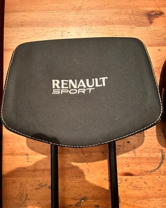 Poggia testa tessuto renault sport