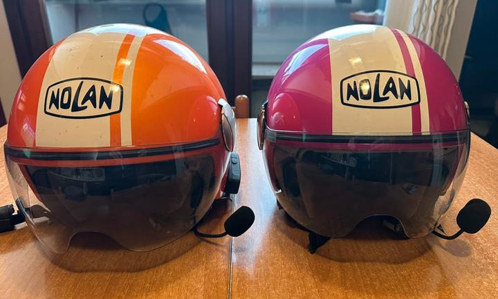 Coppia caschi Nolan con interfono Bluetooth
