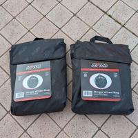 2 borse imbottite per trasportare ruote da bici
