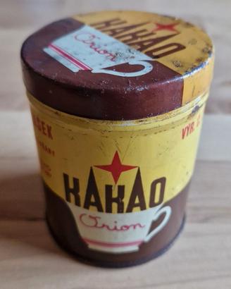Scatola latta vintage cacao Orion