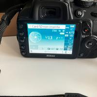 Nikon d3100- solo corpo macchina (usata come nuova