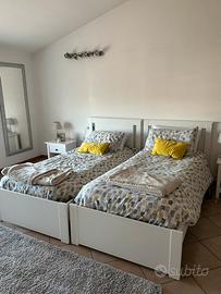 2 strutture letto singolo