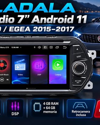 Fiat Tipo/Egea 2015-2017. Car play gps