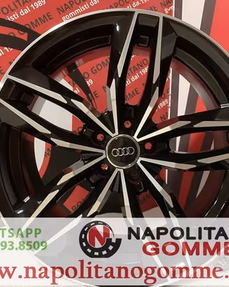 Cerchi Audi A3 8p 8v sporback 18 pollici rs6 neri