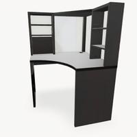 scrivania angolare Micke