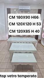 set tavoli espositivi