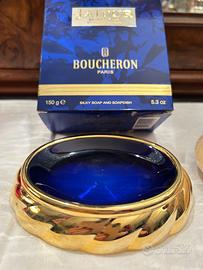 Portasapone SET vintage-BOUCHERON JAIPUR-BLU/ORO