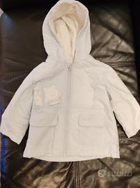 Giubbotto Chicco azzurro neonato 12 mesi 74cm