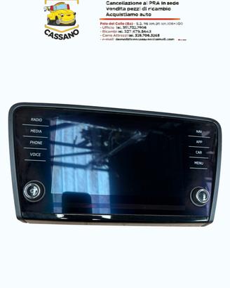 DISPLAY NAVIGATRE SKODA OCTAVIA ANNO:2019