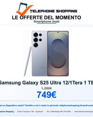 Samsung Galaxy S25 Ultra 12/1Tera 1TB