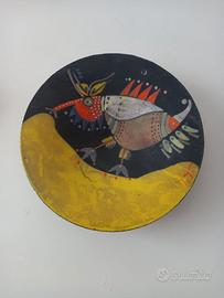 Centro tavola in ceramica artigianale sarda
