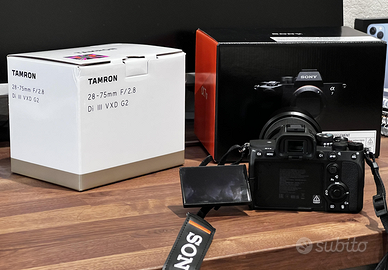 Sony A7 IV + Tamron 28-75mm f/2.8 G2 – Kit complet
