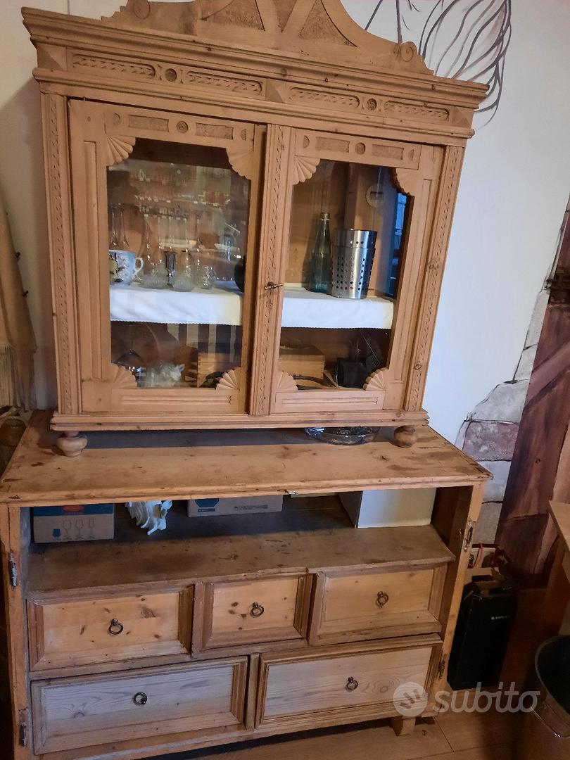 credenza tirolese antica in legno restaurata Arredamento e Casalinghi