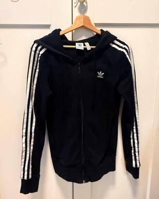 Felpa con cappuccio e zip Adidas Originals Donna
