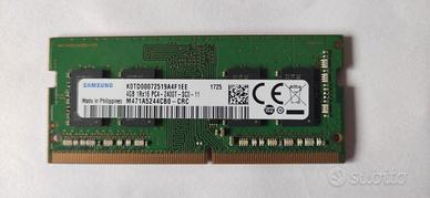 RAM Samsung Notebook 4GB