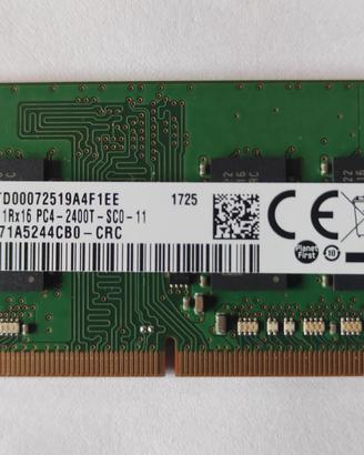 RAM Samsung Notebook 4GB