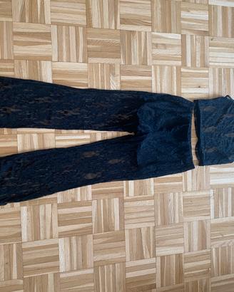 Coordinato in Pizzo Nero Shein