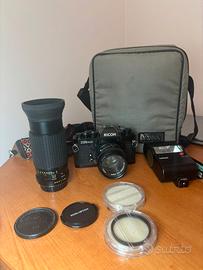  Ricoh XR + Obiettivo Zoom + Flash Osram – 