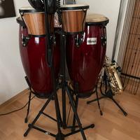 Coppia 2x Conga percussioni Millenium