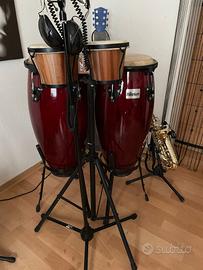 Coppia 2x Conga percussioni Millenium