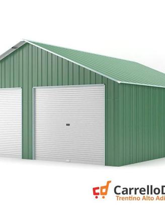 Box cantiere 666x724 due saracinesche verde