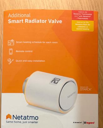 Valvola Termostatica Intelligente Netatmo