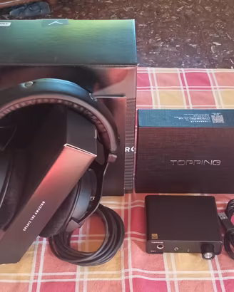 Beyerdynamic DT 990 PRO 80 Ohm + Topping DX1 