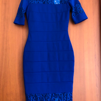 Tubino blu elettrico Paper Dolls