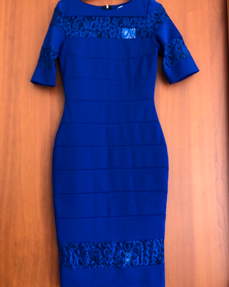 Tubino blu elettrico Paper Dolls