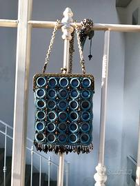 Borsa lavorata a tricot