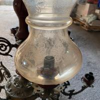 Para lume per lampade a olio lampadari vintage