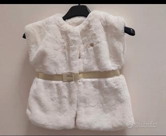Gilet in pelliccia sintetica per bimba