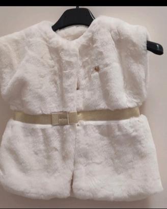 Gilet in pelliccia sintetica per bimba