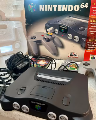 Nintendo 64 GiG boxata completa + Mario 64 + c pak