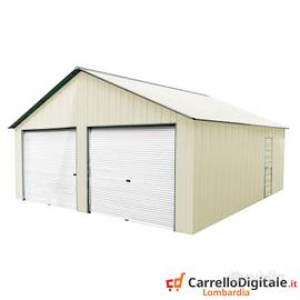 Box cantiere 664x721 due saracinesche avorio