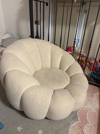 Poltrona girevole Florel Konte Design