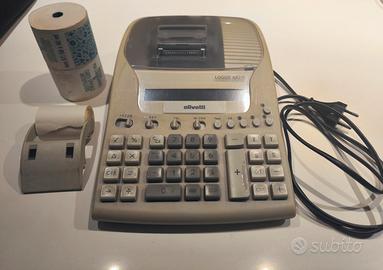 Calcolatrice Scrivente Olivetti Logos 682S + rotol