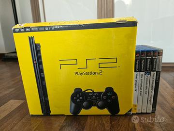 PlayStation 2 con accessori e giochi